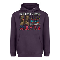 Plum I'm Not Just A Daddy's Little Girl Heavyweight Hoodie - CowhideDigitalArt