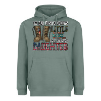 Sage I'm Not Just A Daddy's Little Girl Heavyweight Hoodie - CowhideDigitalArt