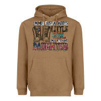 Toasted Coconut I'm Not Just A Daddy's Little Girl Heavyweight Hoodie - CowhideDigitalArt