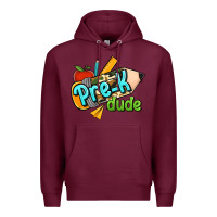 Burgundy pre k dude Premium Hoodie - Jasminsmagicworld