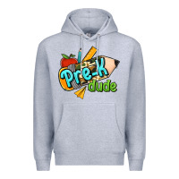 Heather Grey pre k dude Premium Hoodie - Jasminsmagicworld
