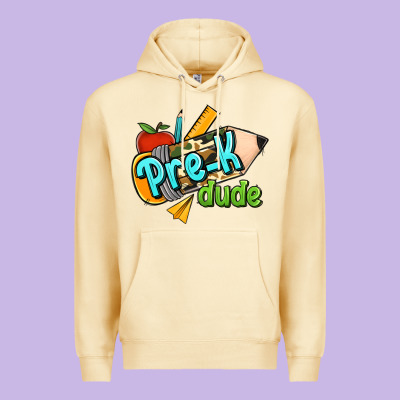 Pre K Dude Premium Hoodie Designed By Jasminsmagicworld
