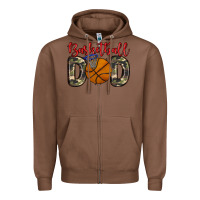 Chestnut basketball dad Zipper Hoodie - Zillion Design Studio