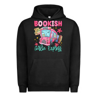 Pigment Black bookish girlie express Urban Hoodie - MaliasSmallBusiness
