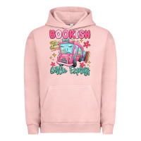 Pigment Salmon bookish girlie express Urban Hoodie - MaliasSmallBusiness