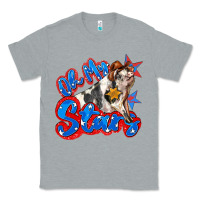 Heather Grey oh my stars pig Classic Tee - Zillion Design Studio