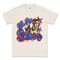 Natural oh my stars pig Classic Tee - Zillion Design Studio