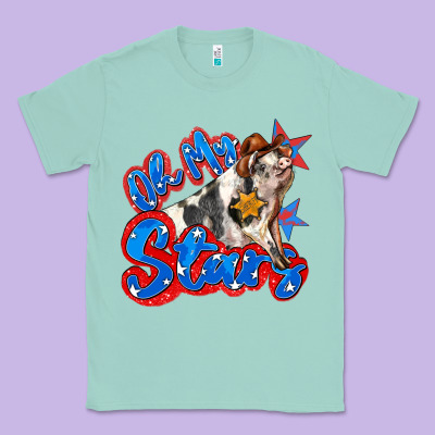 Classic Tee oh my stars pig