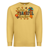 Antique Gold one thankful teacher Premium Sweatshirt - JahusDesignShop