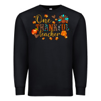 Black one thankful teacher Premium Sweatshirt - JahusDesignShop