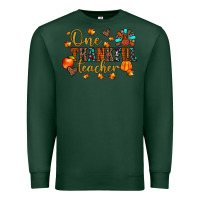 Sports Green one thankful teacher Premium Sweatshirt - JahusDesignShop