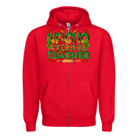 Red nacho average teacher Zipper Hoodie - texasbilliewilder