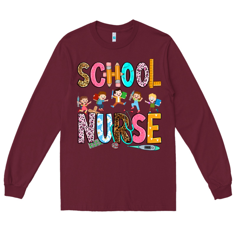 School Nurse Long Sleeve Tee by RanaPortraitStore | Teevron