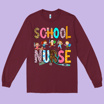 Long Sleeve Tee school nurse