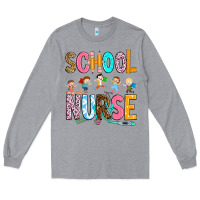 Heather Grey school nurse Long Sleeve Tee - RanaPortraitStore