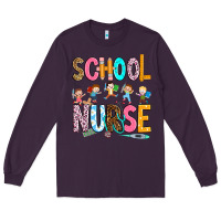 Plum school nurse Long Sleeve Tee - RanaPortraitStore