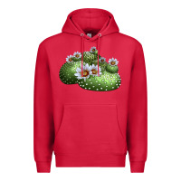 Cardinal blossfeldia cactus Premium Hoodie - LillyAllenDesigns