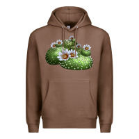 Chestnut blossfeldia cactus Premium Hoodie - LillyAllenDesigns