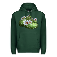 Sports Green blossfeldia cactus Premium Hoodie - LillyAllenDesigns