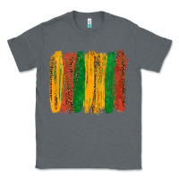 Charcoal Heather black history brushstroke Classic Tee - texasbilliewilder
