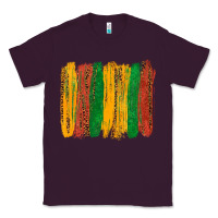 Plum black history brushstroke Classic Tee - texasbilliewilder
