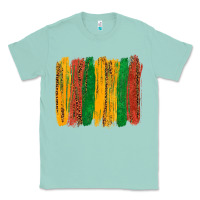 Seafoam black history brushstroke Classic Tee - texasbilliewilder