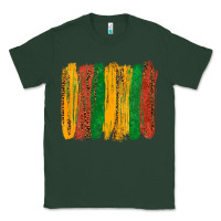 Sports Green black history brushstroke Classic Tee - texasbilliewilder