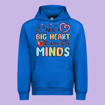 It Takes A Big Heart For Shape Little Minds Urban Hoodie Designed By Maliassmallbusiness