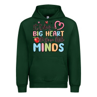 Forest Green it takes a big heart for shape little minds Urban Hoodie - MaliasSmallBusiness