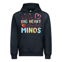Navy it takes a big heart for shape little minds Urban Hoodie - MaliasSmallBusiness