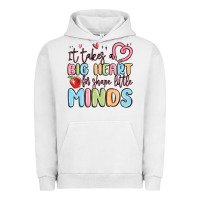 Pigment Lunar Rock it takes a big heart for shape little minds Urban Hoodie - MaliasSmallBusiness