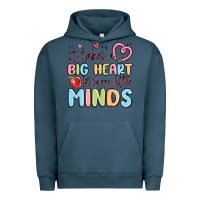 Pigment Midnight Navy it takes a big heart for shape little minds Urban Hoodie - MaliasSmallBusiness