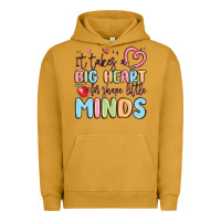 Pigment Peanut Butter it takes a big heart for shape little minds Urban Hoodie - MaliasSmallBusiness