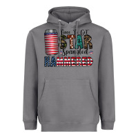 Storm Star Spangled Hammered Heavyweight Hoodie - CowhideDigitalArt
