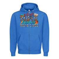 True Royal not all superheroes wear capes with books Zipper Hoodie - texasbilliewilder