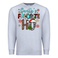 Heather Grey santa s favorite ho Premium Sweatshirt - JahusDesignShop