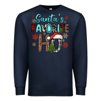 Navy santa s favorite ho Premium Sweatshirt - JahusDesignShop