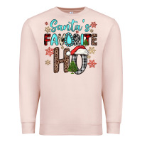 Pale Pink santa s favorite ho Premium Sweatshirt - JahusDesignShop