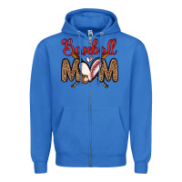 True Royal baseball mom Zipper Hoodie - Zillion Design Studio