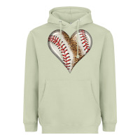Matcha baseball heart Heavyweight Hoodie - HRA Design Shop