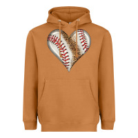 Meerkat baseball heart Heavyweight Hoodie - HRA Design Shop