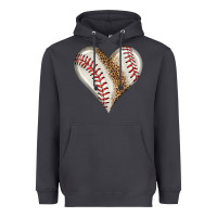 Smoke baseball heart Heavyweight Hoodie - HRA Design Shop