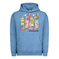 Pigment Pebble Blue teaching my favorite peeps Urban Hoodie - MaliasSmallBusiness