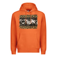 Carrot leopard cowhide pattern background Premium Hoodie - Jasminsmagicworld