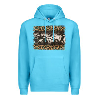 Leopard Cowhide Pattern Background Premium Hoodie | Teevron