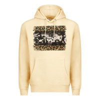 Pina Colada leopard cowhide pattern background Premium Hoodie - Jasminsmagicworld