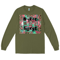 Army Green nurse Long Sleeve Tee - RanaPortraitStore