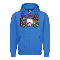 True Royal baseball dad Zipper Hoodie - Zillion Design Studio