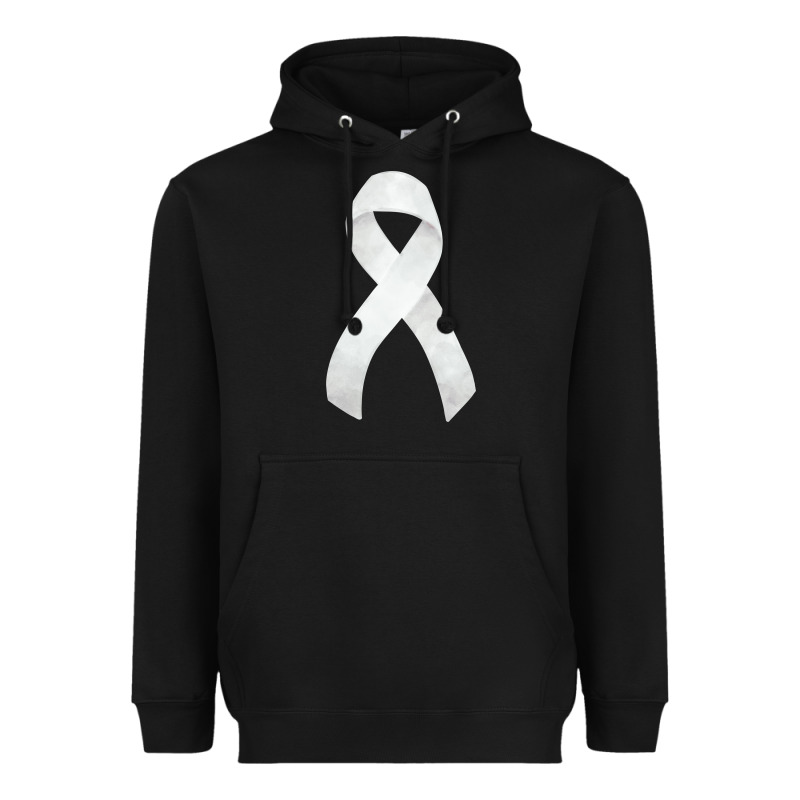 Lung Cancer Ribbon Fa Element Heavyweight Hoodie by FaDigitalArtStudio | Teevron