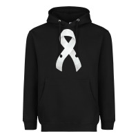 Black lung cancer ribbon fa element Heavyweight Hoodie - FaDigitalArtStudio